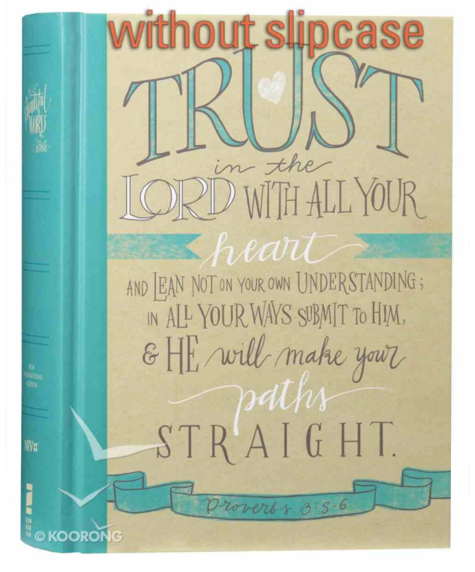 NIV Beautiful Word Colouring Bible - Black Letter ed image 1
