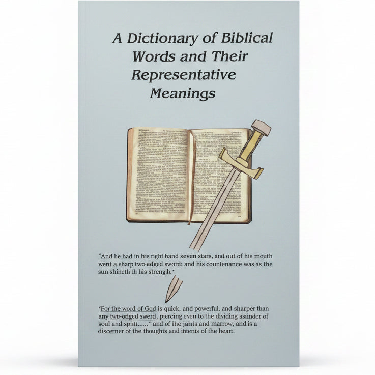 A Dictionary of Biblical words & their representative meanings image 0