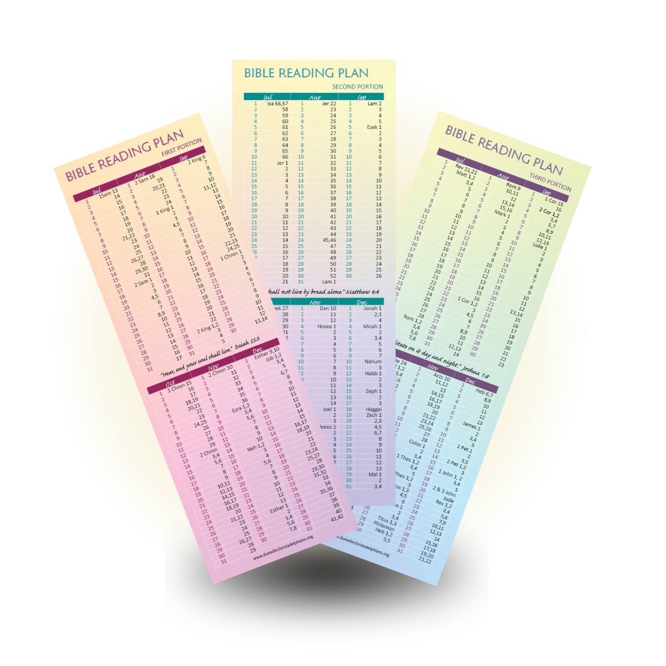 Bible Reading Plan bookmarks image 0