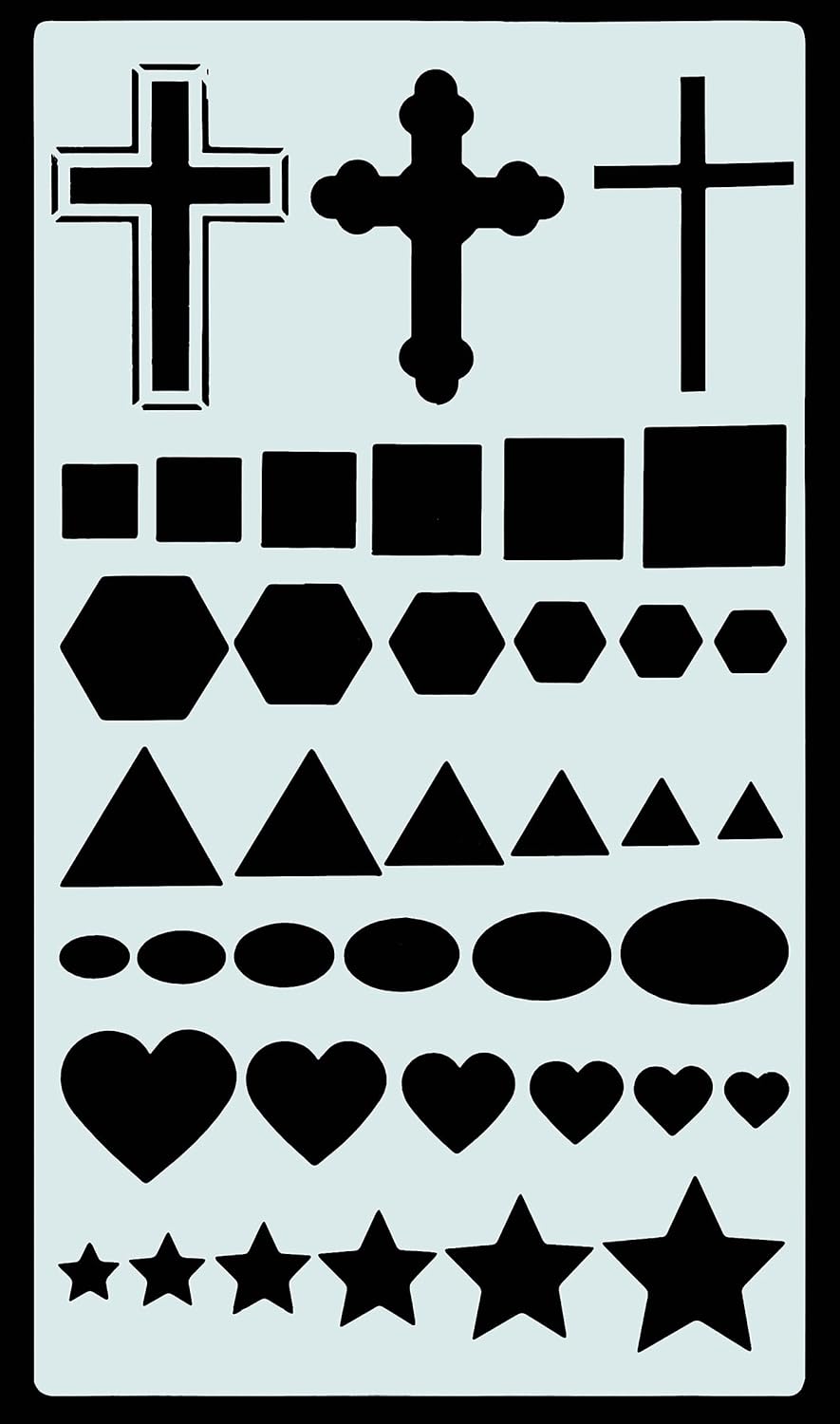 Bible journal stencil set image 13
