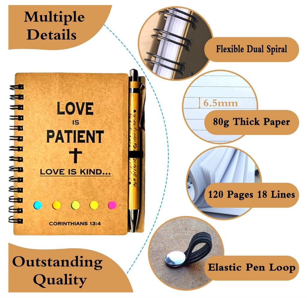 Notebook with pen image 1