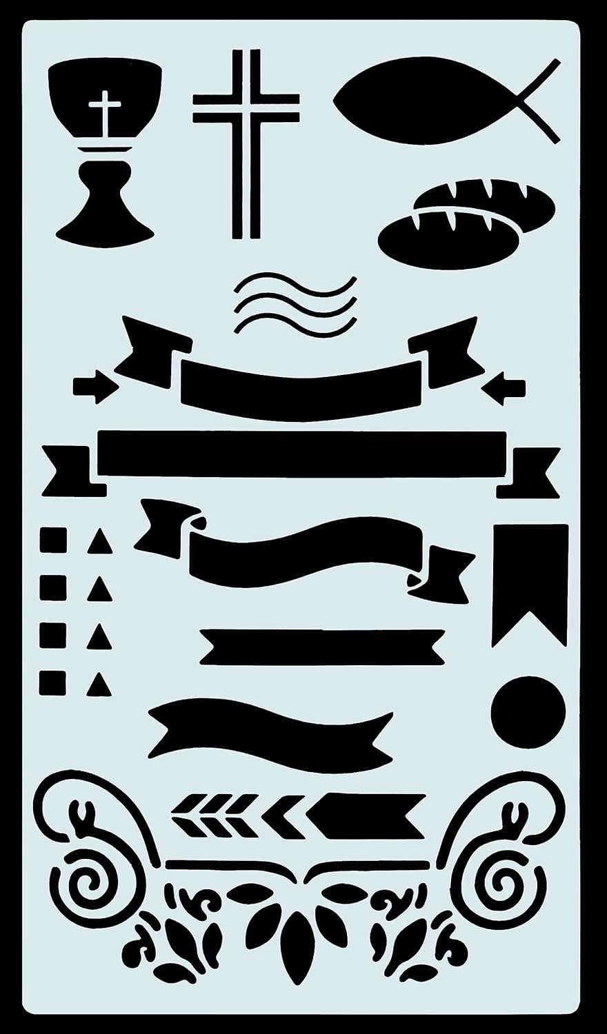 Bible journal stencil set image 6