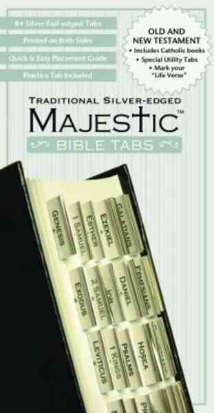 Bible Tabs - silver edged image 0