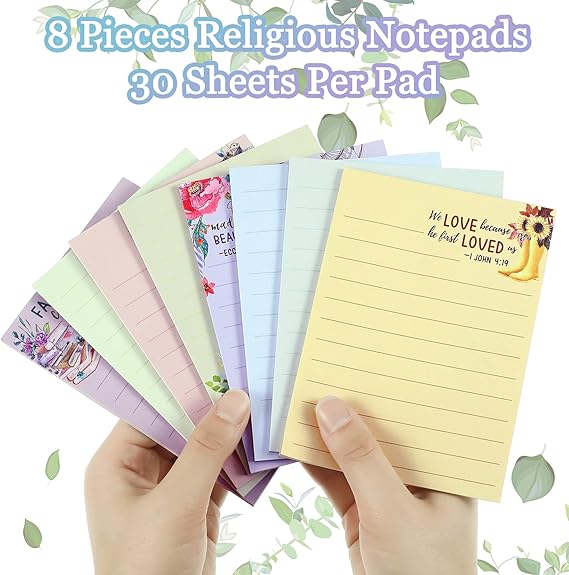 Bible verse sticky note pads image 1
