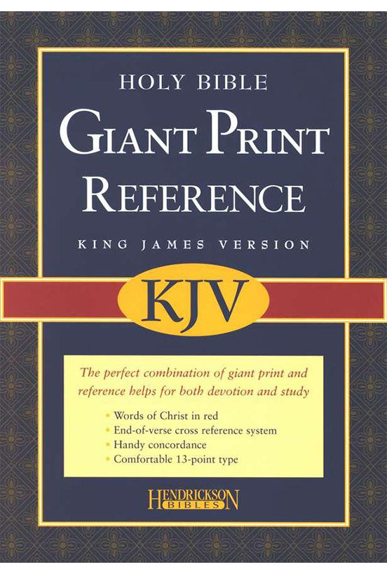 Giant Print Reference KJV image 0
