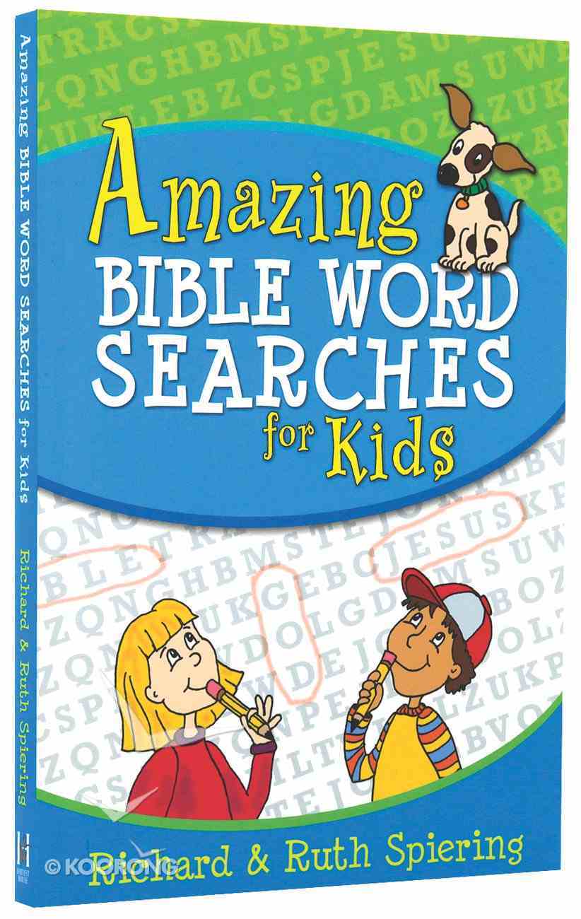 Amazing Bible Word Searches for Kids image 0
