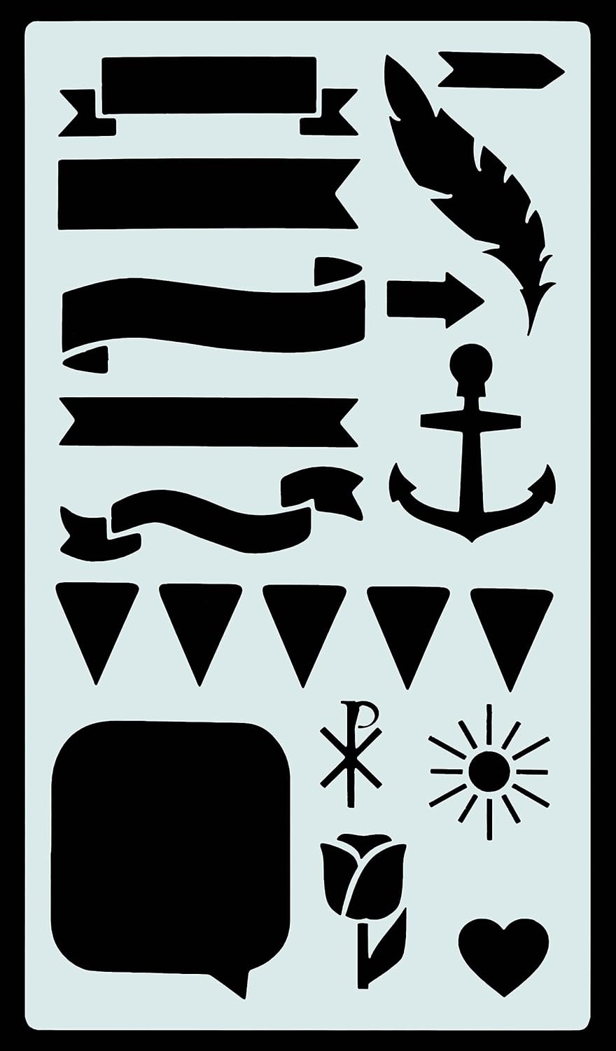 Bible journal stencil set image 9