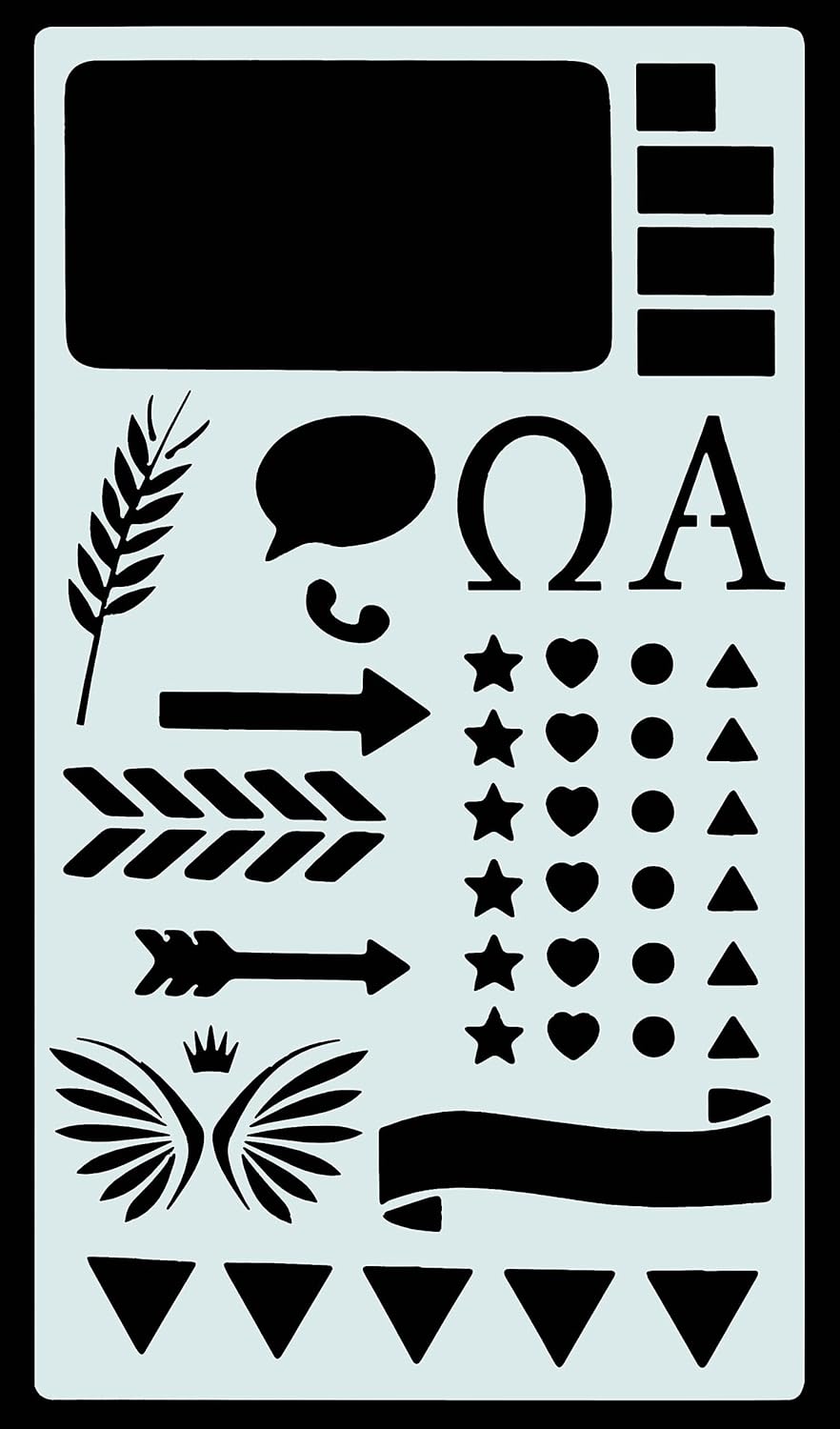 Bible journal stencil set image 2