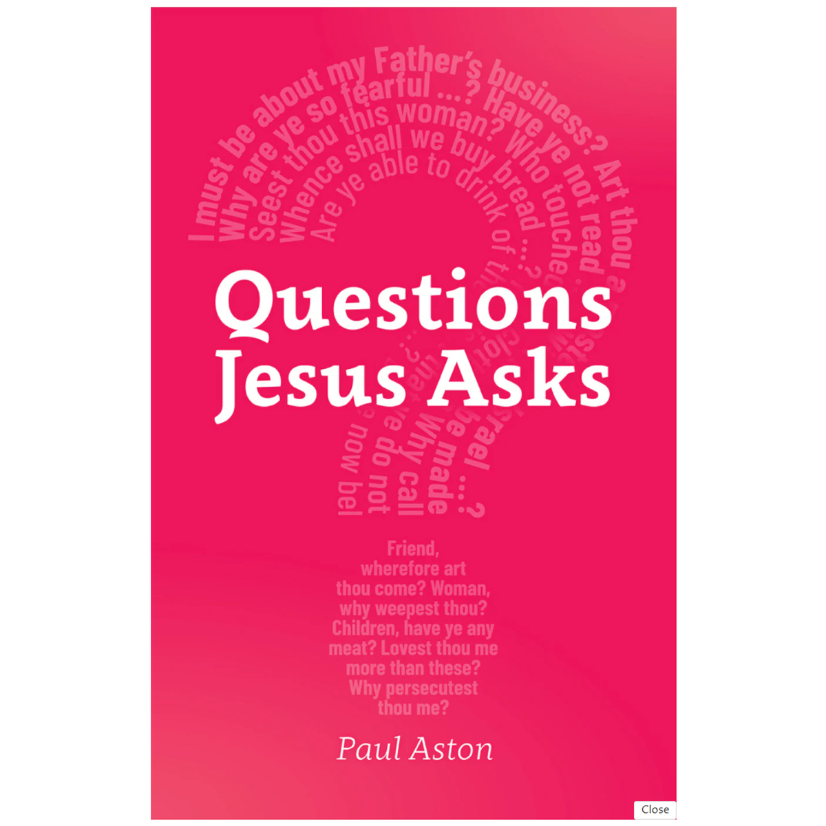 Questions Jesus asks